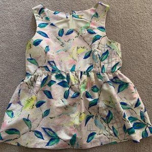 Peplum Floral Blouse